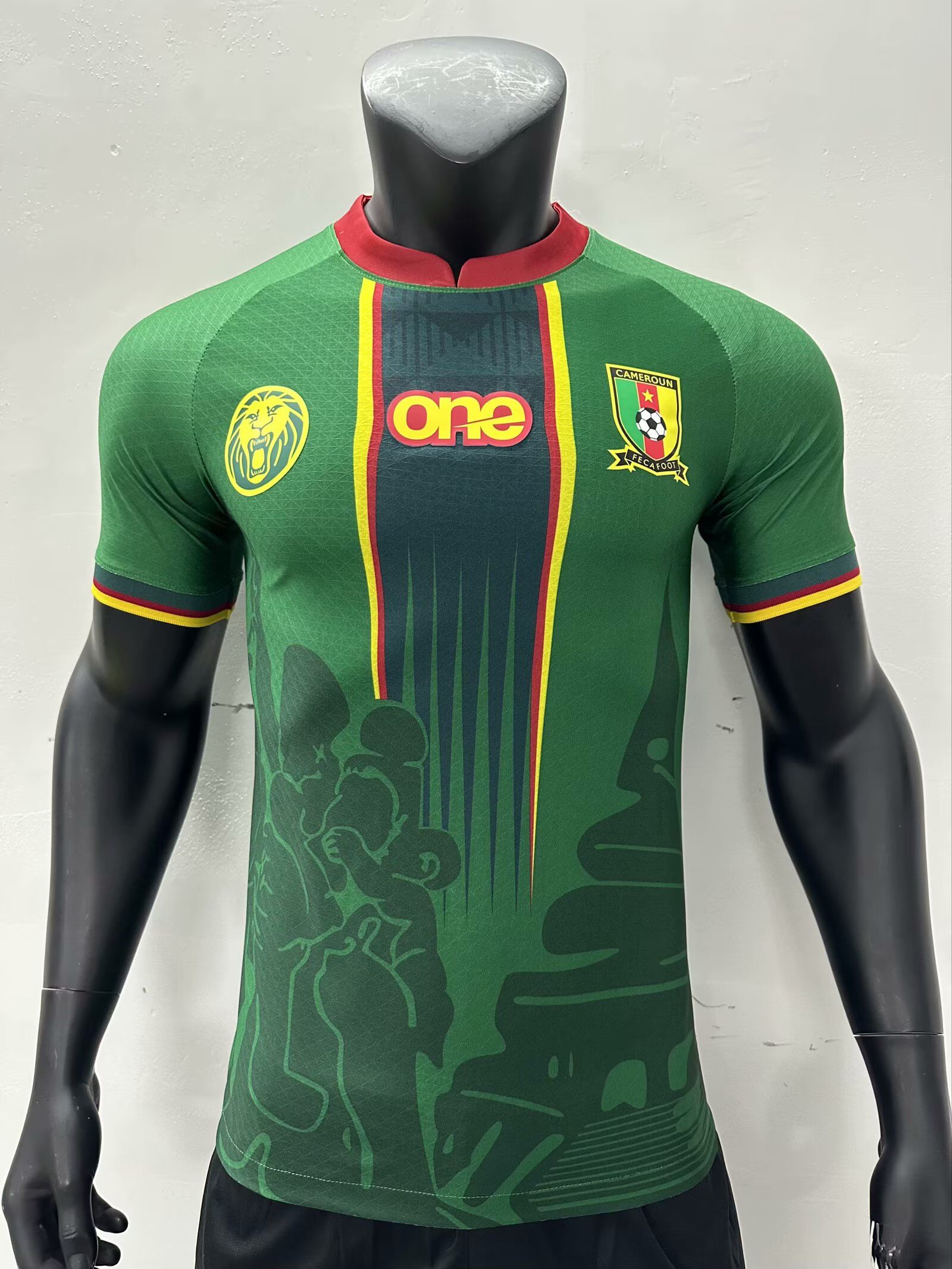 AAA Quality Cameroon 23/24 Green Training Jersey(Player)